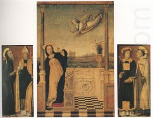 The Annunciation with Saints A triptych (mk05), Carlo di Braccesco